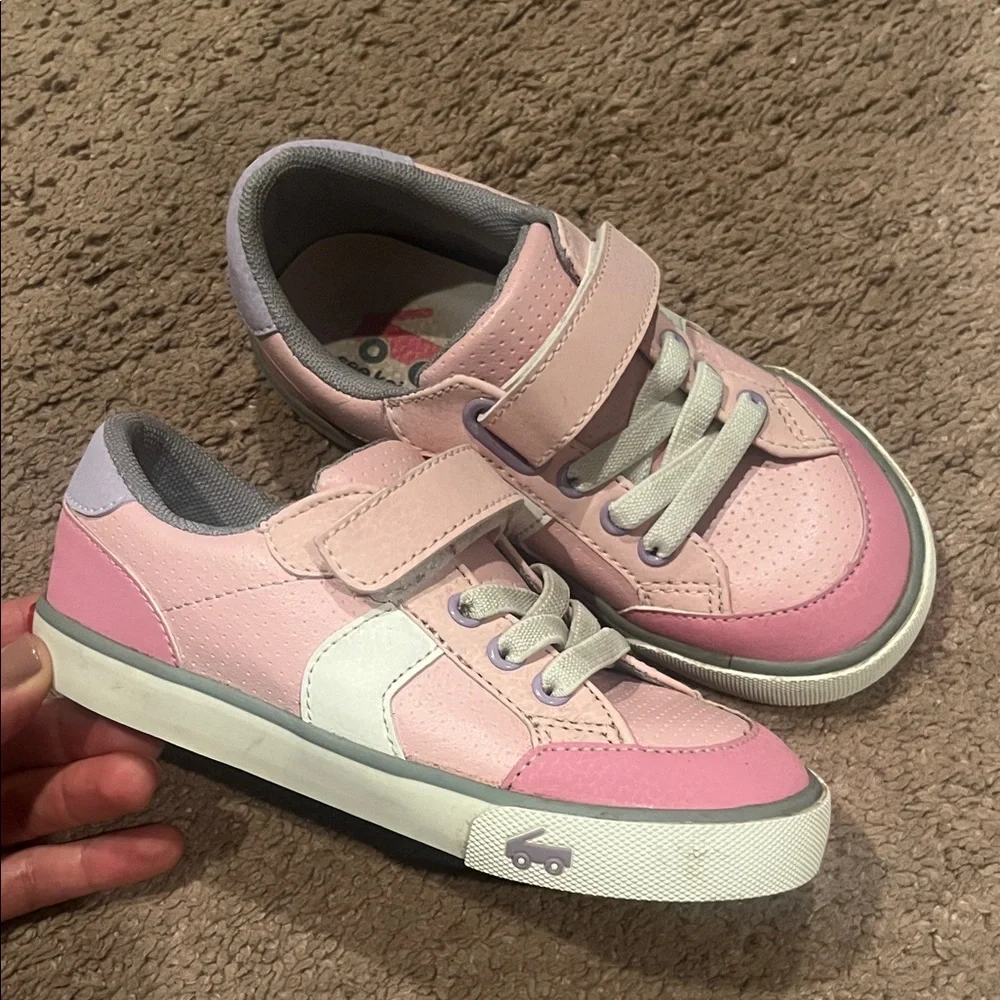 See Kai run Pink and Purple Velcro Sneakers - Picture 1 of 5